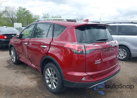 2018 Toyota Rav4 Limited z USA, uszkodzony, nr VIN JTMDFREV8JD226306